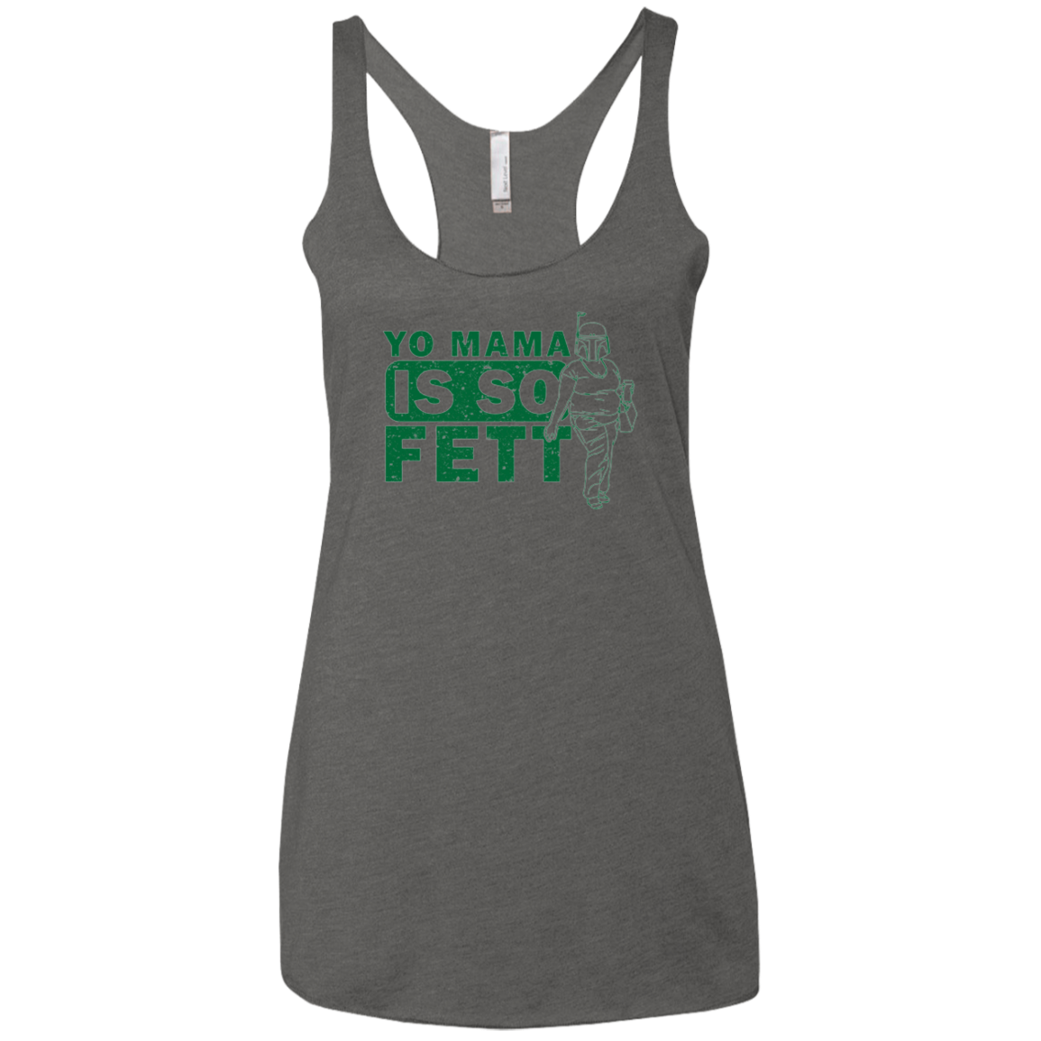 So Fett Women's Triblend Racerback Tank