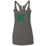 So Fett Women's Triblend Racerback Tank