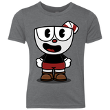 Hello Cuphead Youth Triblend T-Shirt