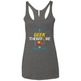 I GEEK vol 2 Women's Triblend Racerback Tank
