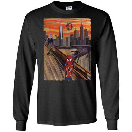 Spider Scream Men's Long Sleeve T-Shirt