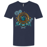 TURN THE TIME TWIST THE SPACE Men's Premium V-Neck