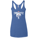 Punish The Campers Women's Triblend Racerback Tank