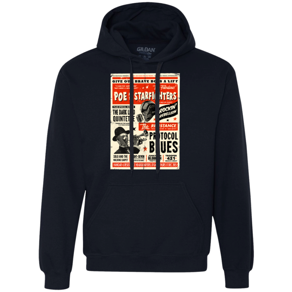 Poe and The Starfighters Premium Fleece Hoodie