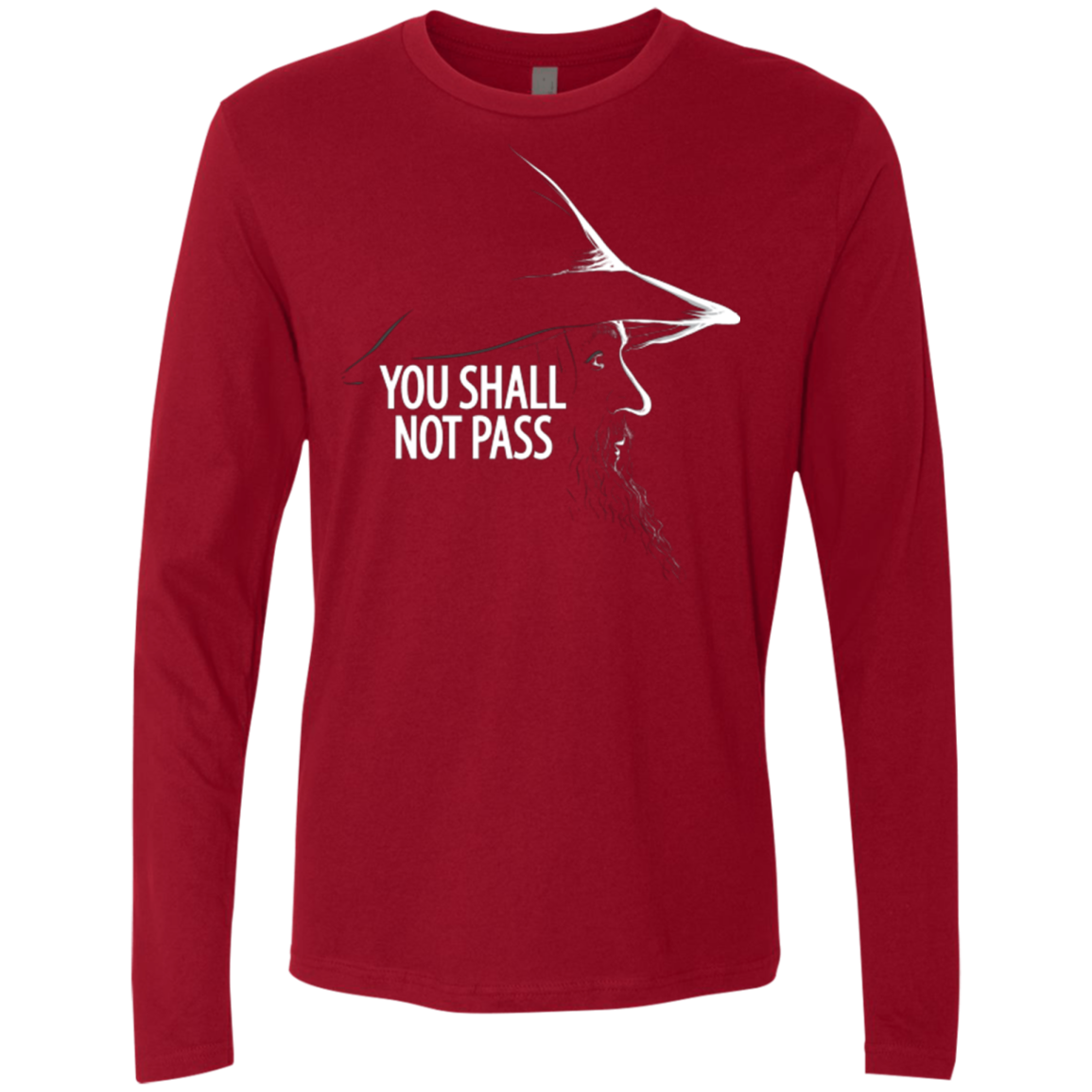 YOU SHALL NOT PASS (2) Men's Premium Long Sleeve