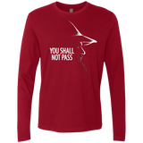 YOU SHALL NOT PASS (2) Men's Premium Long Sleeve