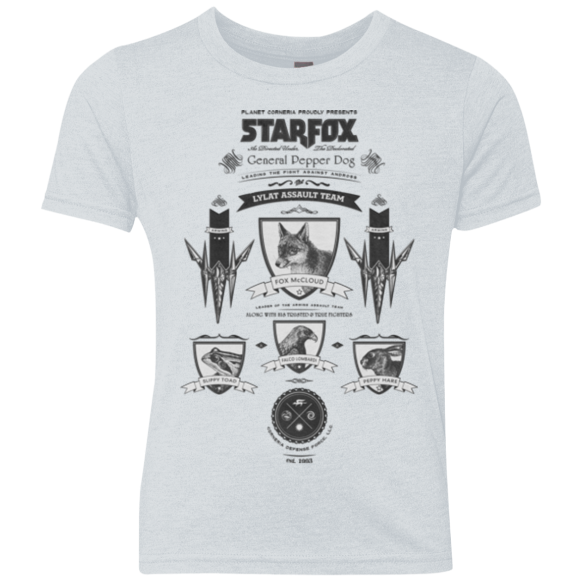 Star Fox Vintage Youth Triblend T-Shirt