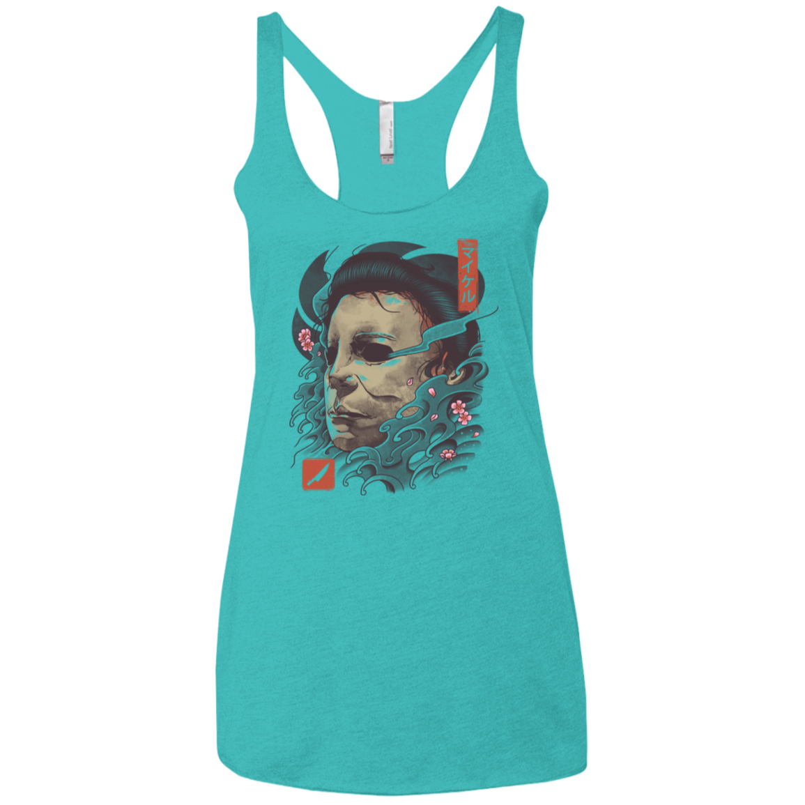 Oni Slasher Mask Women's Triblend Racerback Tank