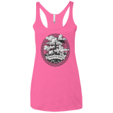 Vintage Mordor Tower Women's Triblend Racerback Tank