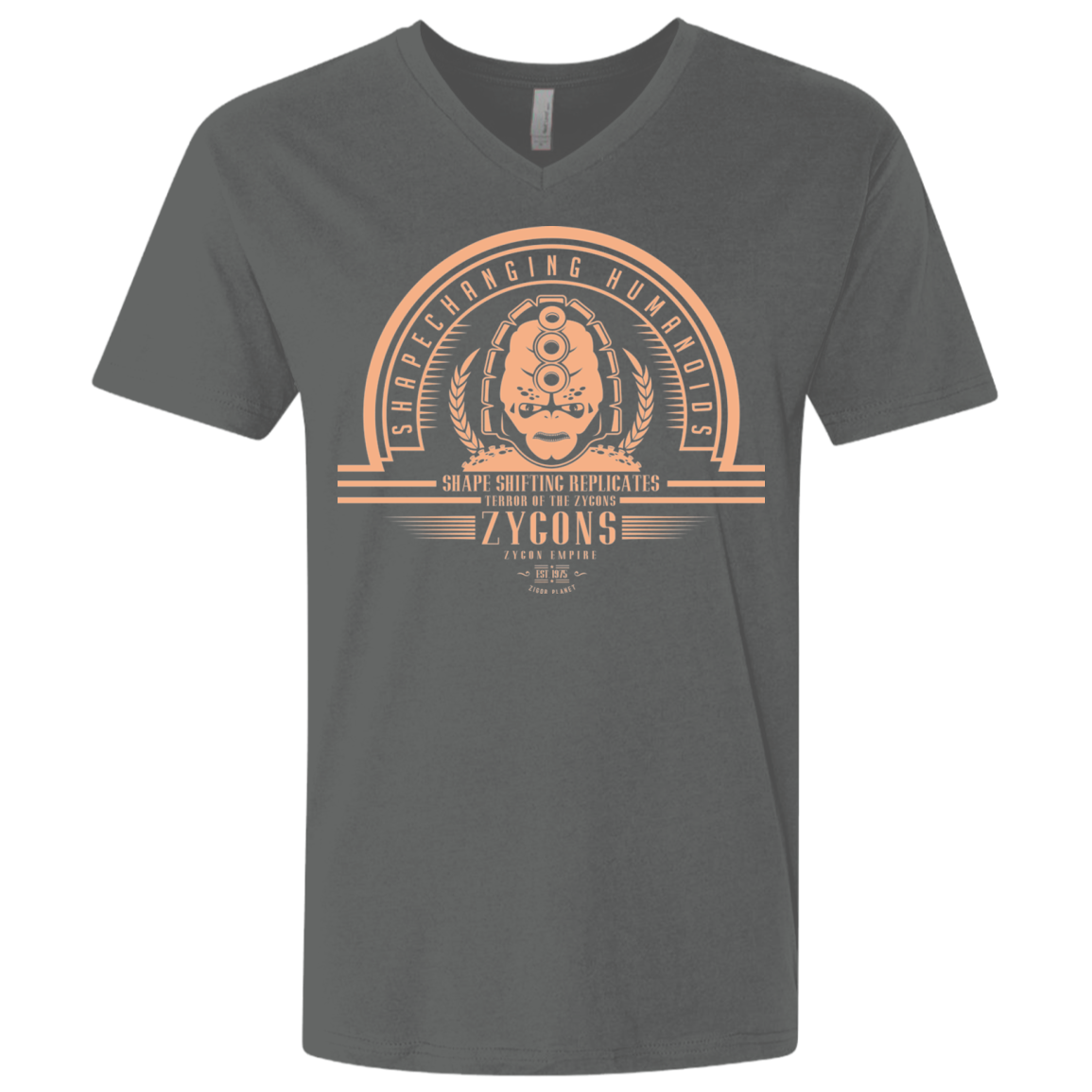 Who Villains Zygons Men's Premium V-Neck