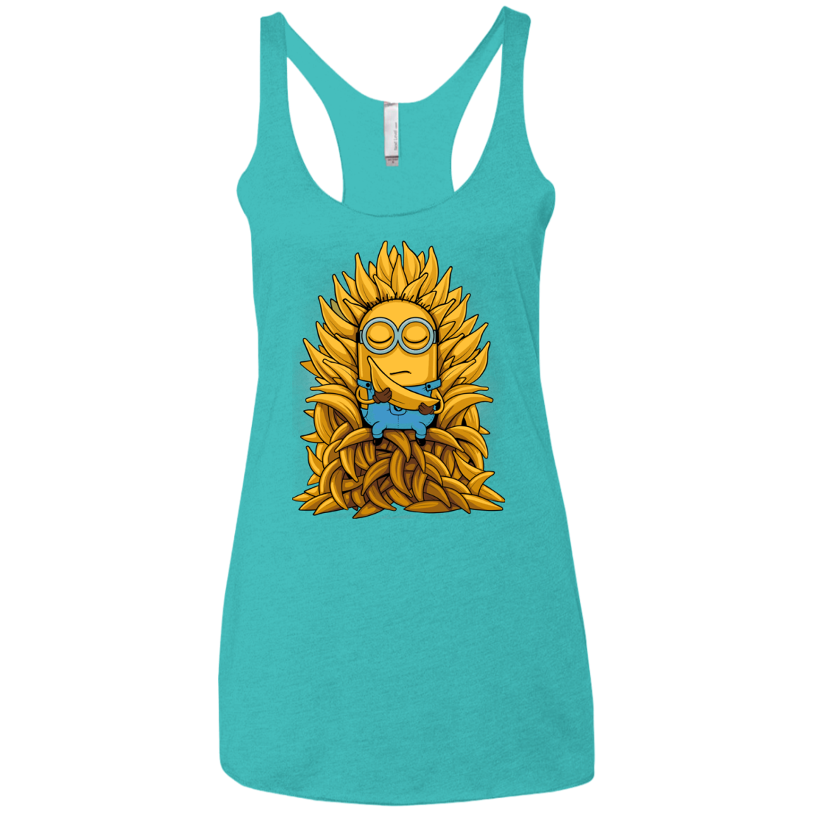 Banana Throne Women's Triblend Racerback Tank