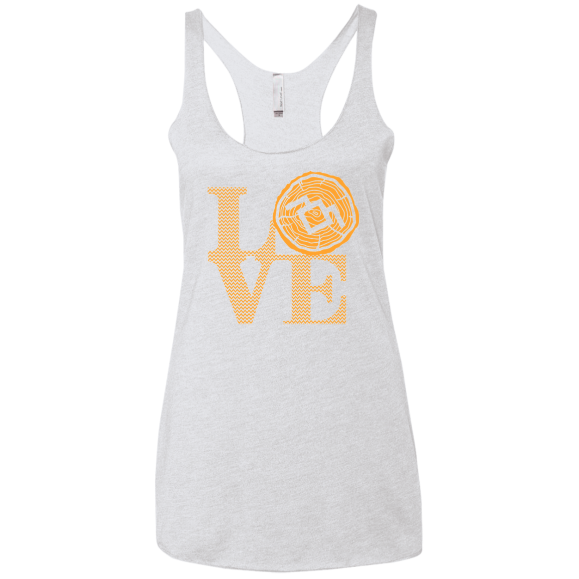 LOVE TWIN PEAKS Women's Triblend Racerback Tank