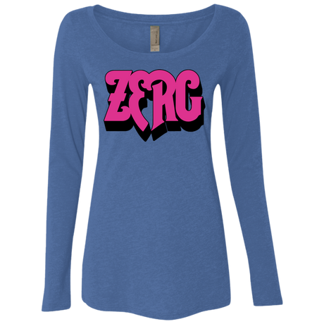 Zerg Rush Women's Triblend Long Sleeve Shirt