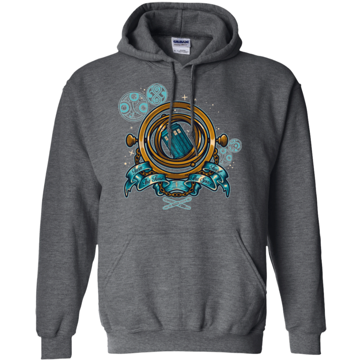 TURN THE TIME TWIST THE SPACE Pullover Hoodie