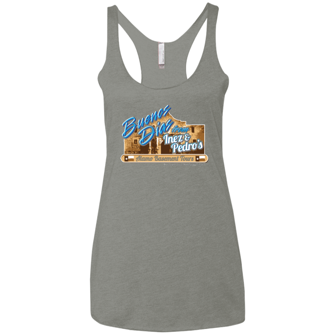 Alamo Basement Women's Triblend Racerback Tank