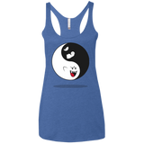Shy and Angry Women's Triblend Racerback Tank