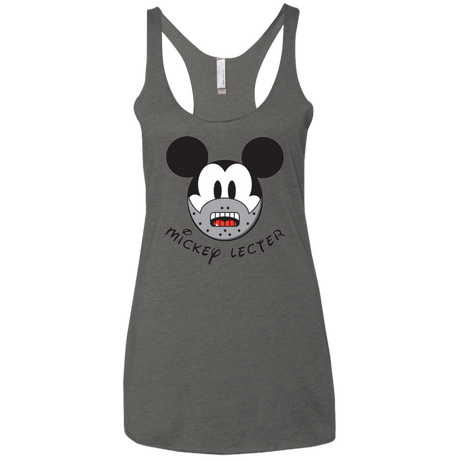 Mickey Lecter Women's Triblend Racerback Tank