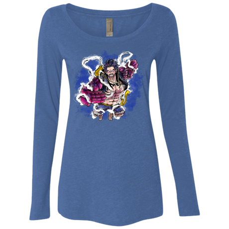 Luffy 3 Women's Triblend Long Sleeve Shirt