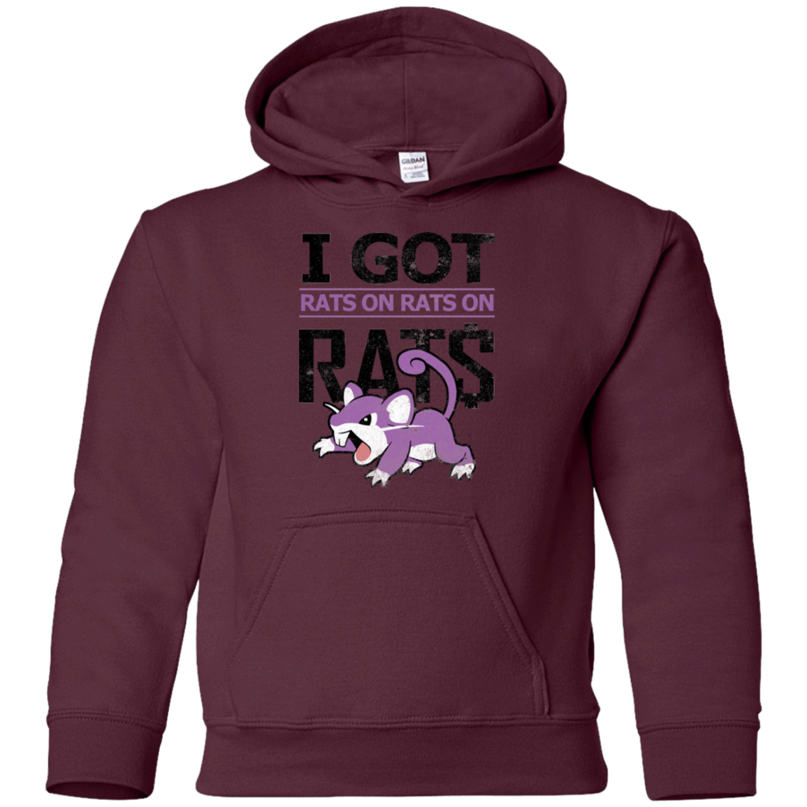 Rats on rats on rats Youth Hoodie