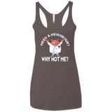 Why not me Women's Triblend Racerback Tank