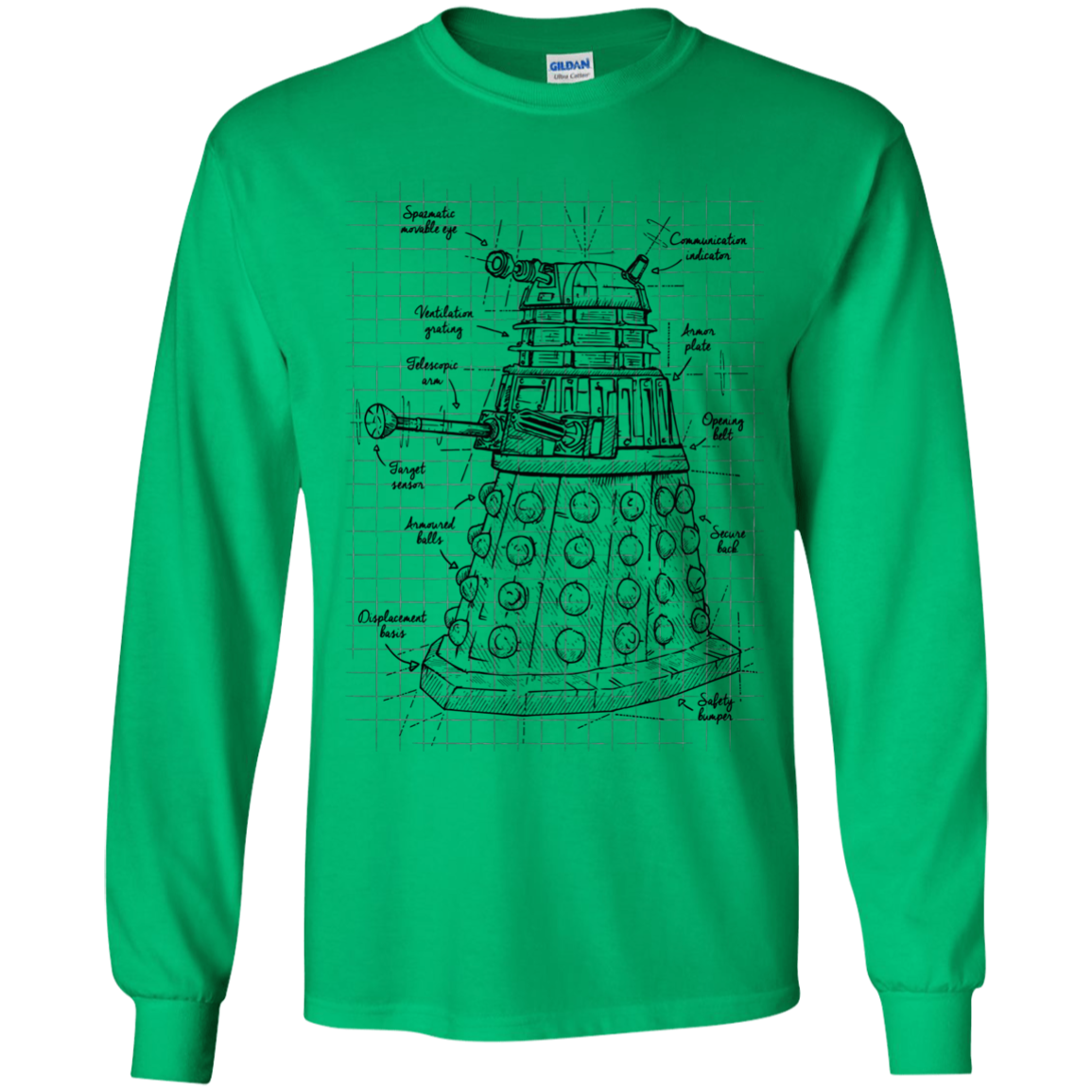 Dalek Plan Youth Long Sleeve T-Shirt