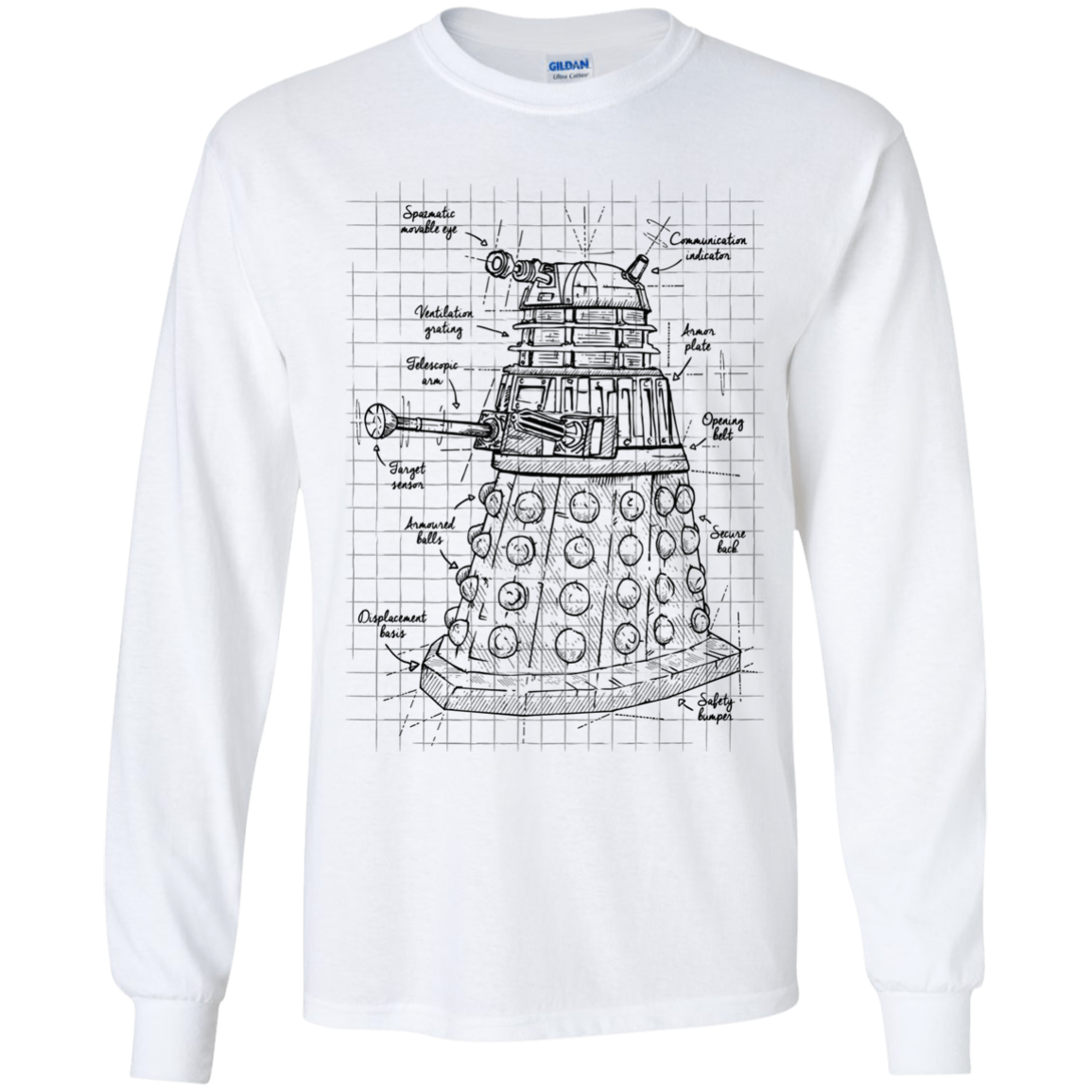 Dalek Plan Youth Long Sleeve T-Shirt