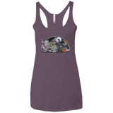 Where The Nasty Aliens are Women's Triblend Racerback Tank