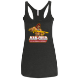 Man Child Women's Triblend Racerback Tank