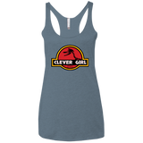 Clever Girl Women's Triblend Racerback Tank