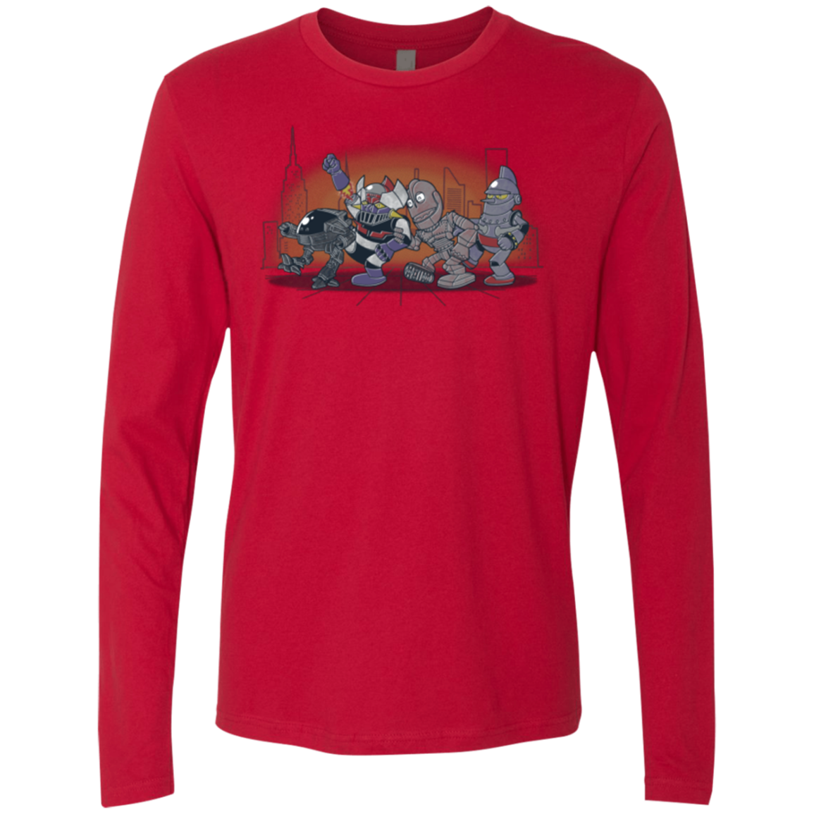 Where The Big Robots are Men's Premium Long Sleeve