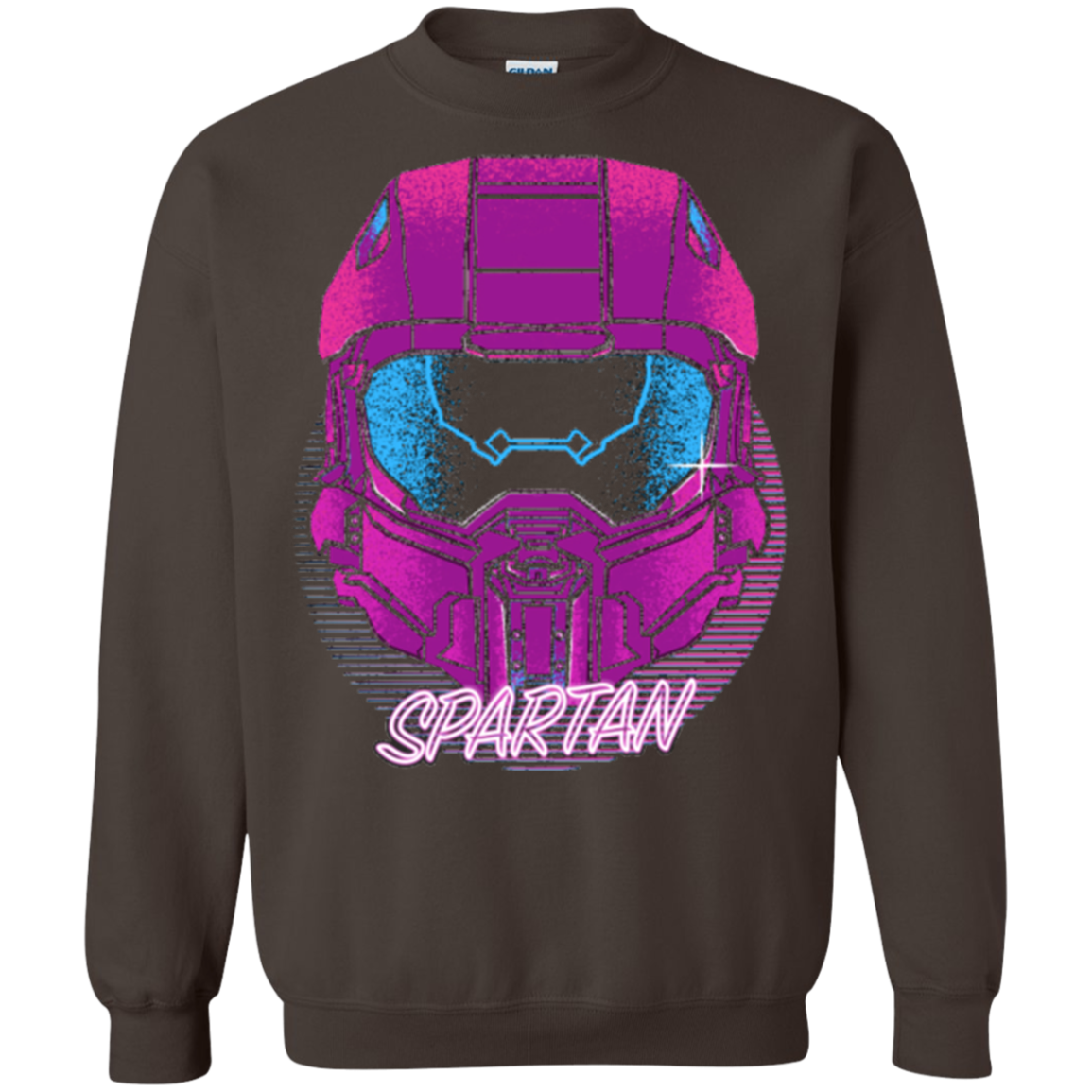 Spartan Helmet 80's Crewneck Sweatshirt