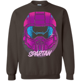 Spartan Helmet 80's Crewneck Sweatshirt