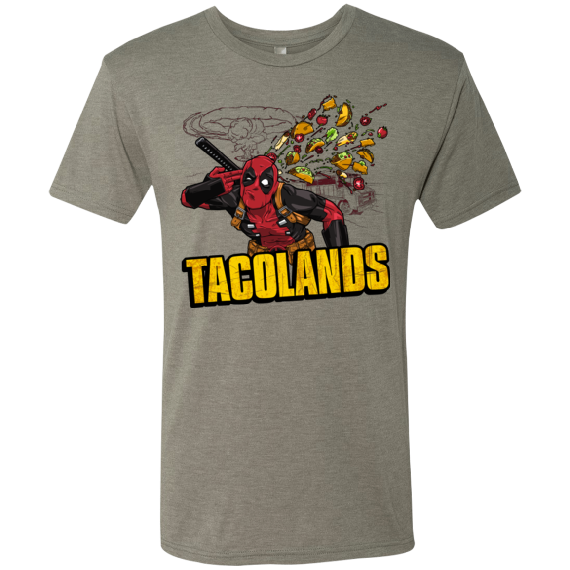 Tacolands Men's Triblend T-Shirt