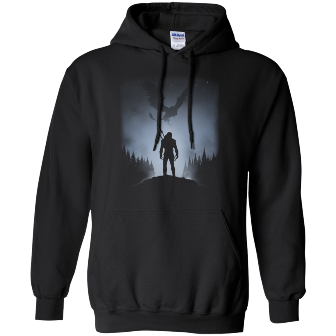 White Wolf Pullover Hoodie