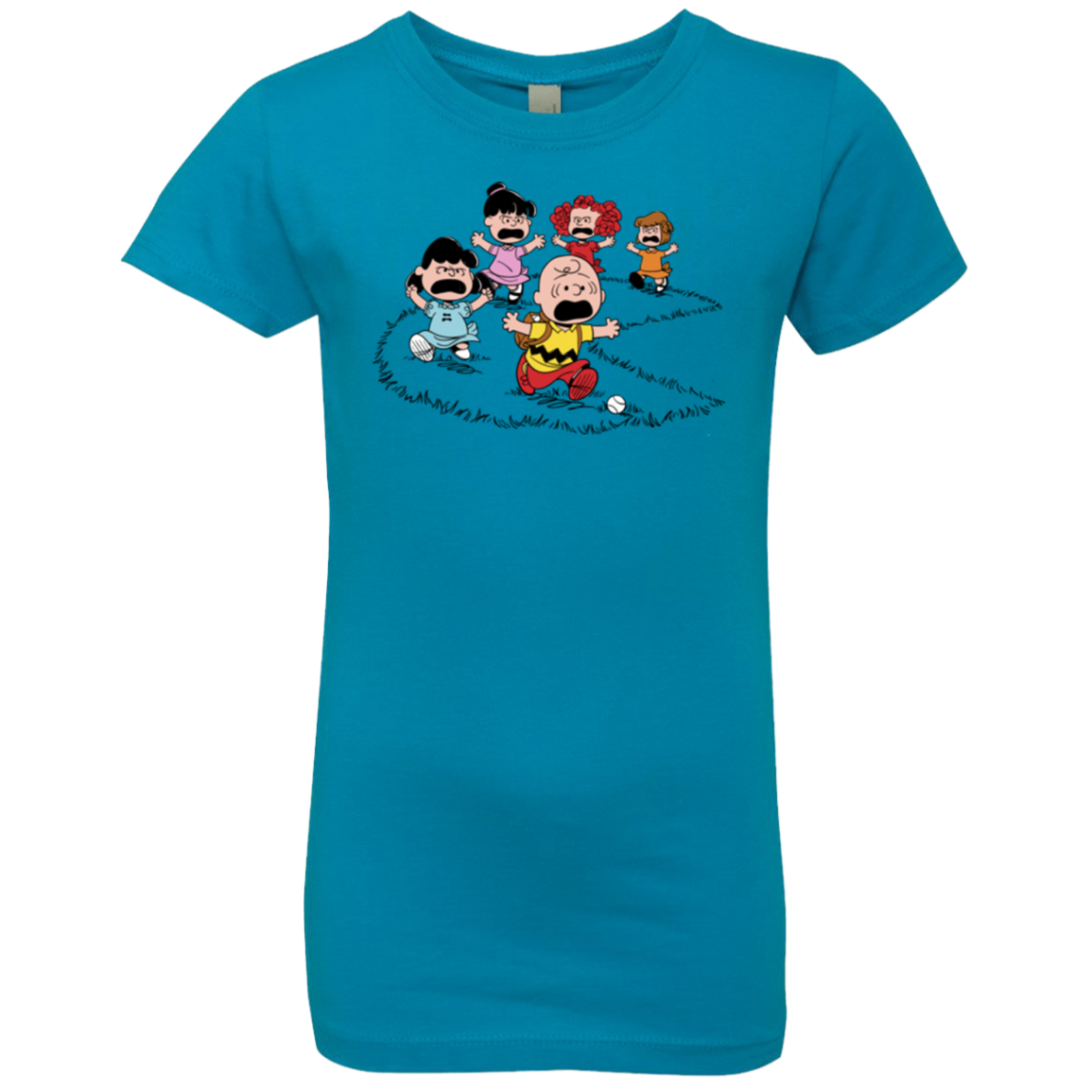 Charlie Pac Man Girls Premium T-Shirt
