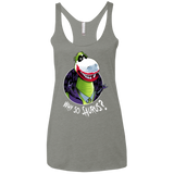 Why So Saurus Women's Triblend Racerback Tank