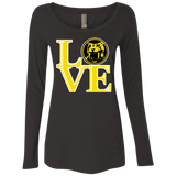 Yellow Ranger LOVE Women's Triblend Long Sleeve Shirt