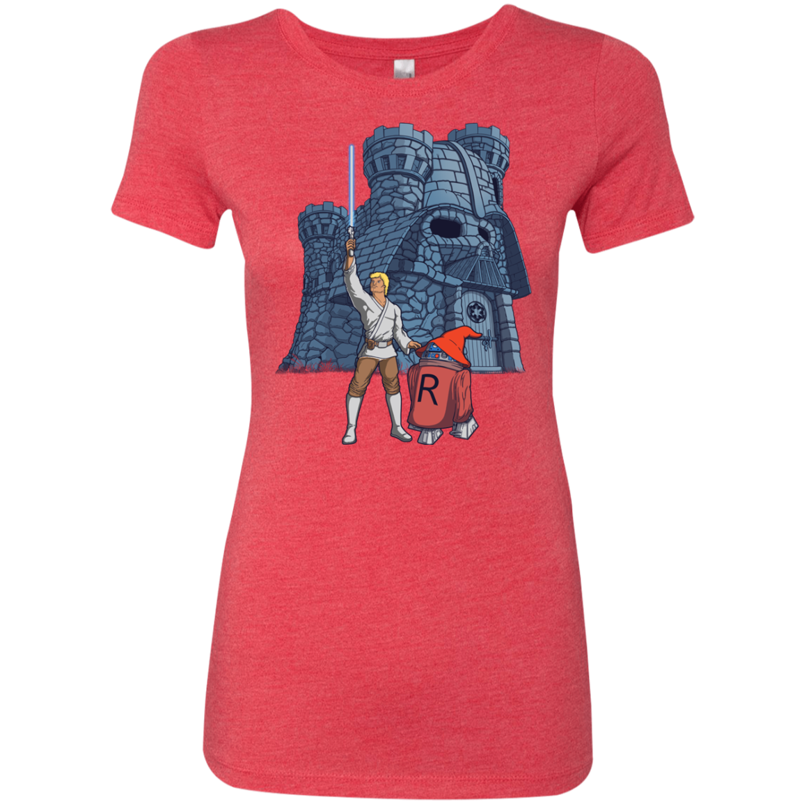 Darthskull Castle Women's Triblend T-Shirt