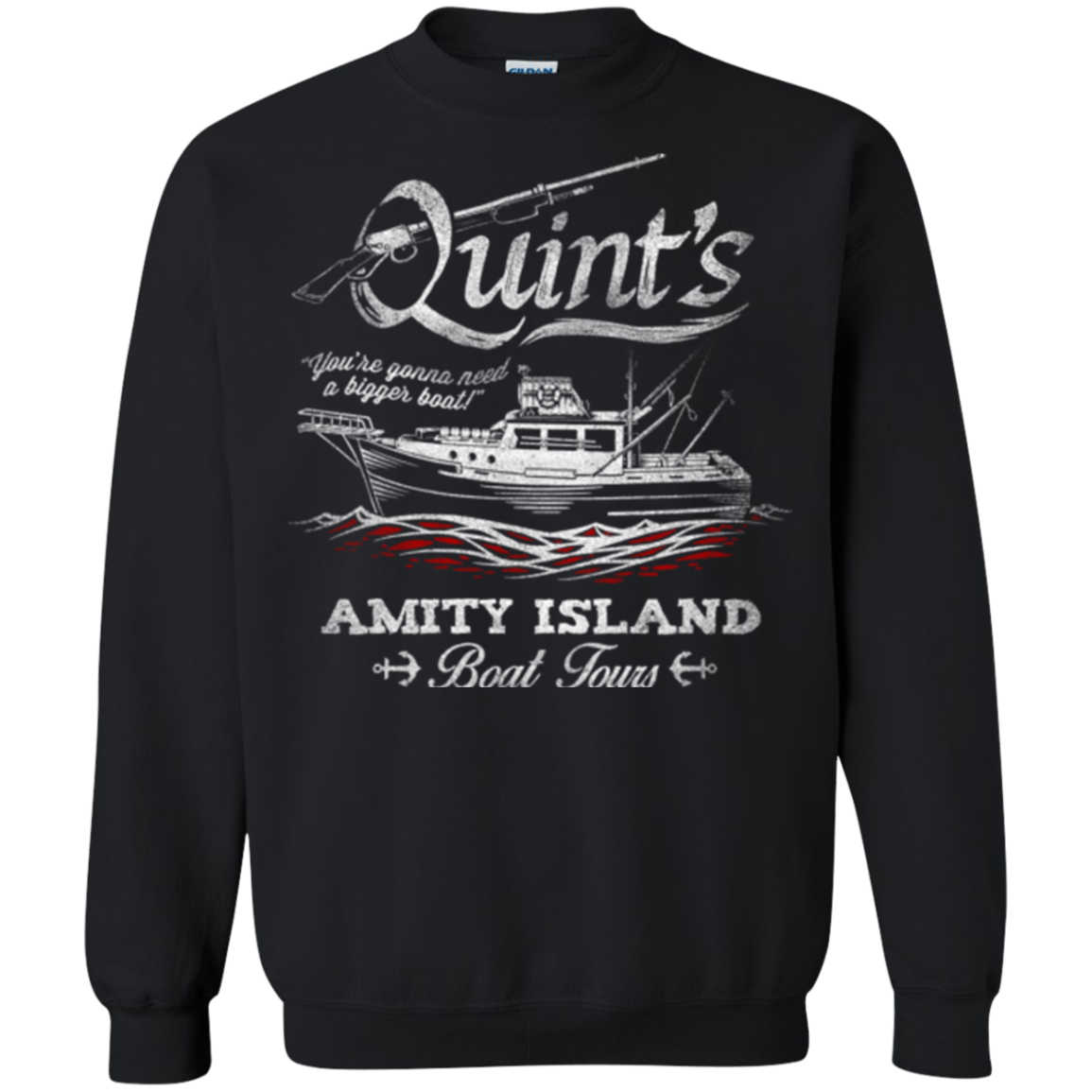 Quints Boat Tours Crewneck Sweatshirt