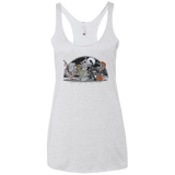 Where The Nasty Aliens are Women's Triblend Racerback Tank