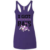 Rats on rats on rats Women's Triblend Racerback Tank