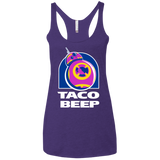 Taco Beep Women's Triblend Racerback Tank