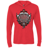 The Walking Crest Triblend Long Sleeve Hoodie Tee