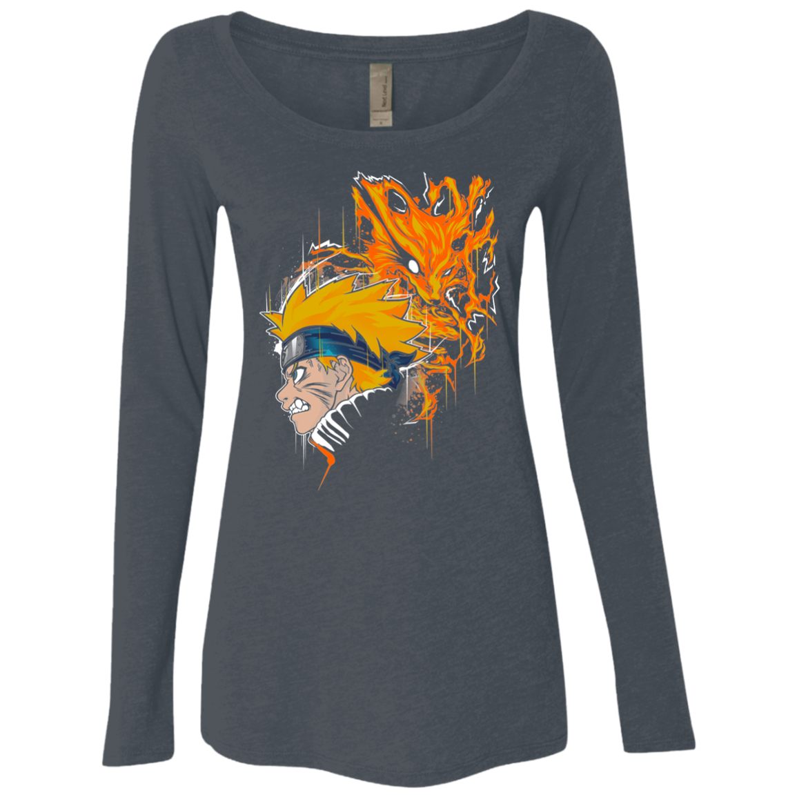 Demon Fox Women's Triblend Long Sleeve Shirt