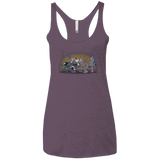 Where The Big Robots are Women's Triblend Racerback Tank