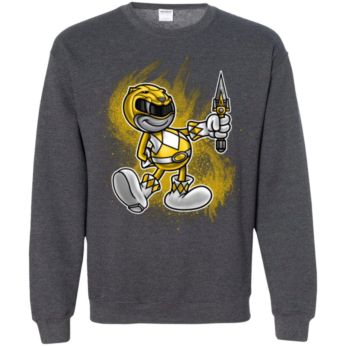 Yellow Ranger Artwork Crewneck Sweatshirt