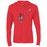 BANKSY NIGHTMARE Triblend Long Sleeve Hoodie Tee