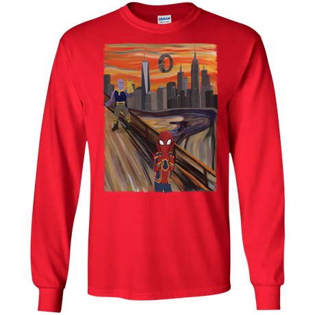 Spider Scream Men's Long Sleeve T-Shirt