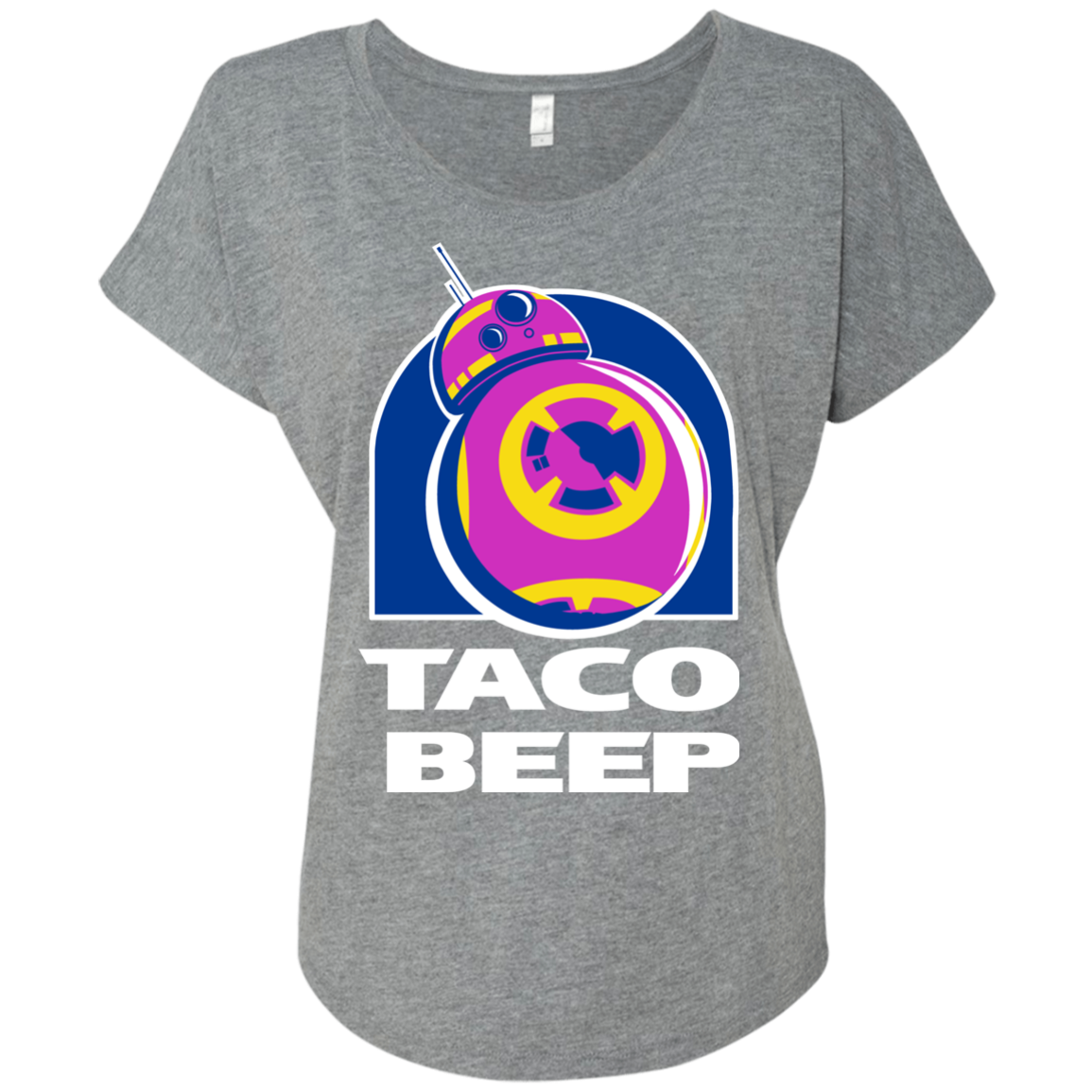 Taco Beep Triblend Dolman Sleeve