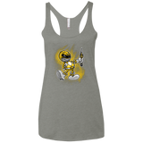 Yellow Ranger Artwork Women's Triblend Racerback Tank